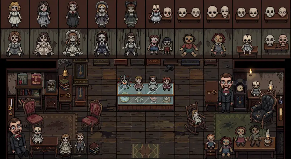 Screenshot of The cursed antique store