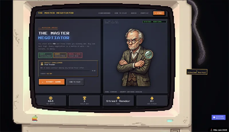 Screenshot of The Master Negotiator