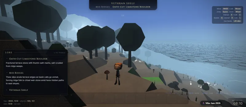 Screenshot of The Unfolding