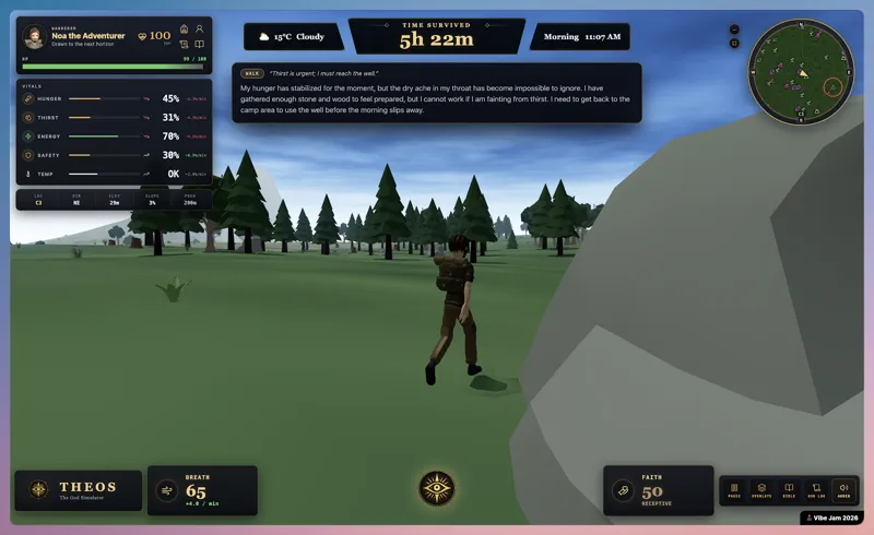 Screenshot of Theos: The God Simulator