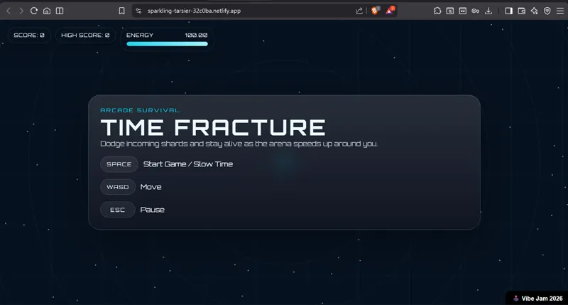 Screenshot of Time Fracture