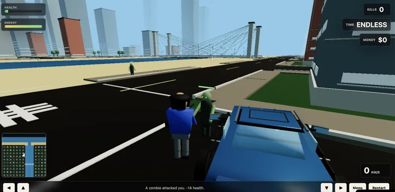 Screenshot of Urban Zombie Run