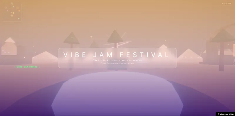 Screenshot of Vibe Jam Festival
