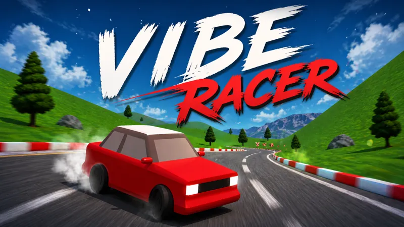 Screenshot of Vibe Racer