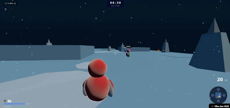 Screenshot of Waddle War