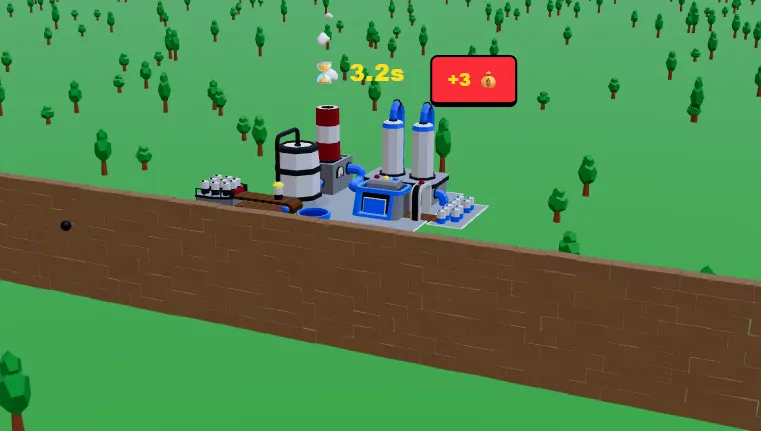 Screenshot of Wall Fall