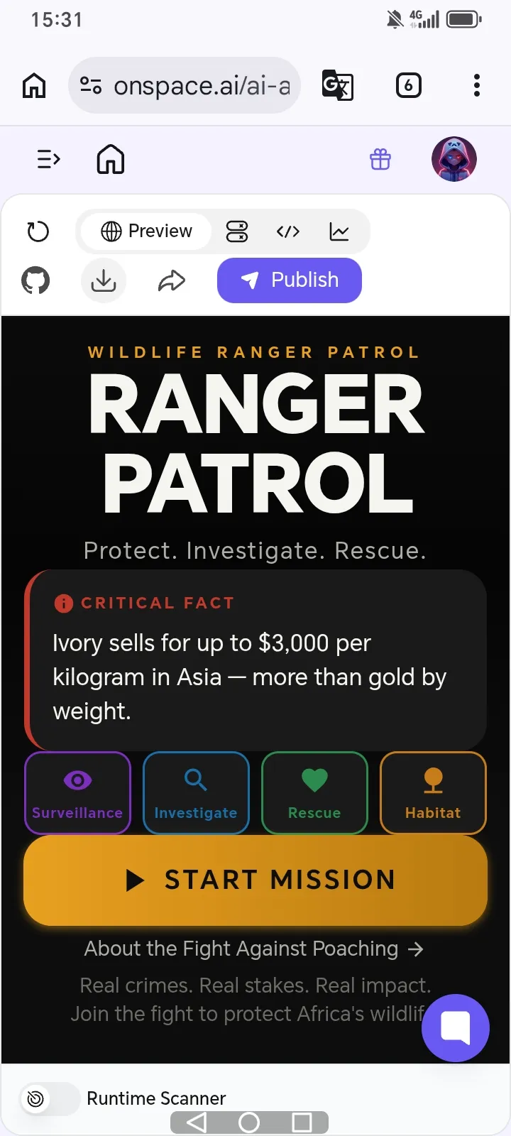 Screenshot of WILD GUARD
