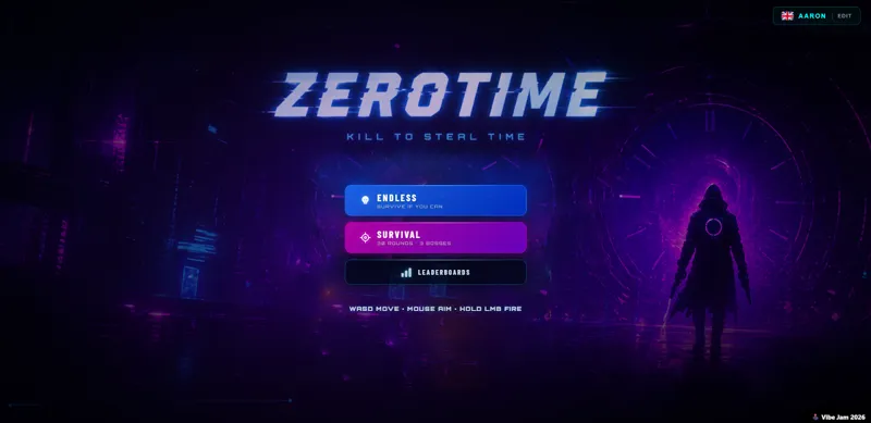 Screenshot of Zero Time