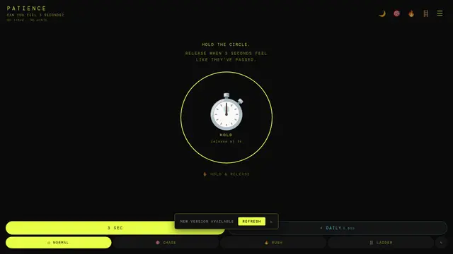 Screenshot of 3Sec Patience