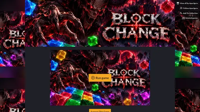Screenshot of BLOCK CHANGE