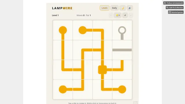 Screenshot of Lampwire
