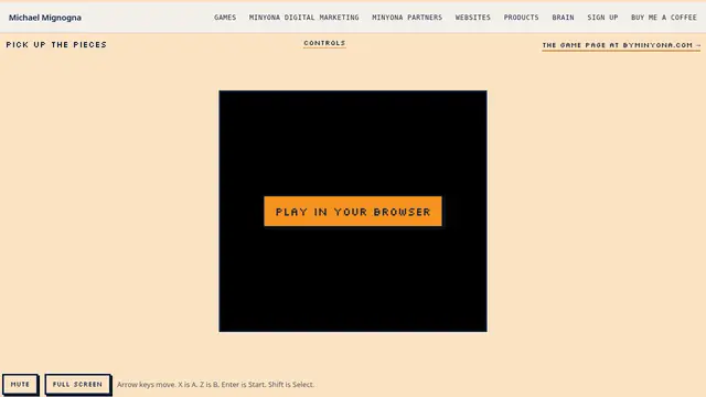 Screenshot of Play Pick Up the Pieces free in your browser