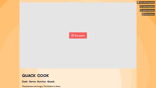 Screenshot of QuackCook