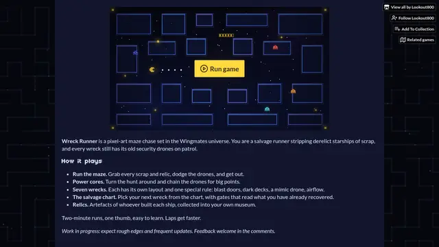 Screenshot of Wreck Runner