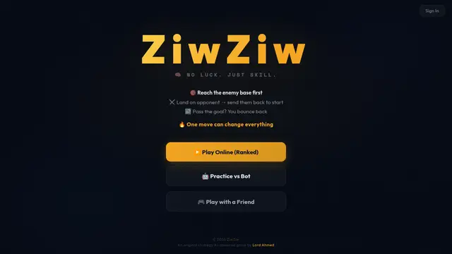 Screenshot of ZiwZiw